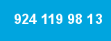 924 119 98 13 924 119 98 13